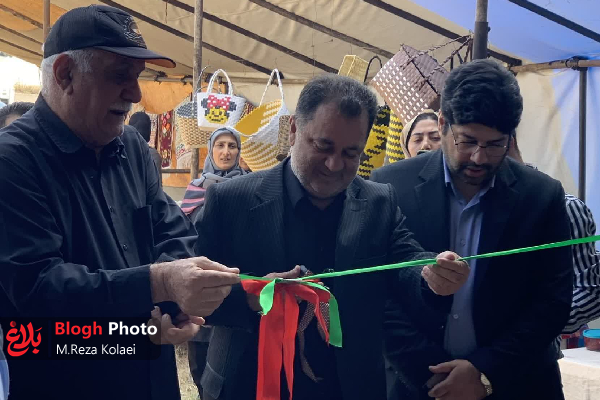 افتتاح نمایشگاه صنایع دستی در میاندورود